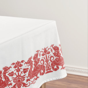 Mantel Tablilla de Wyverns Medieval/Renacentista, 52"x70"