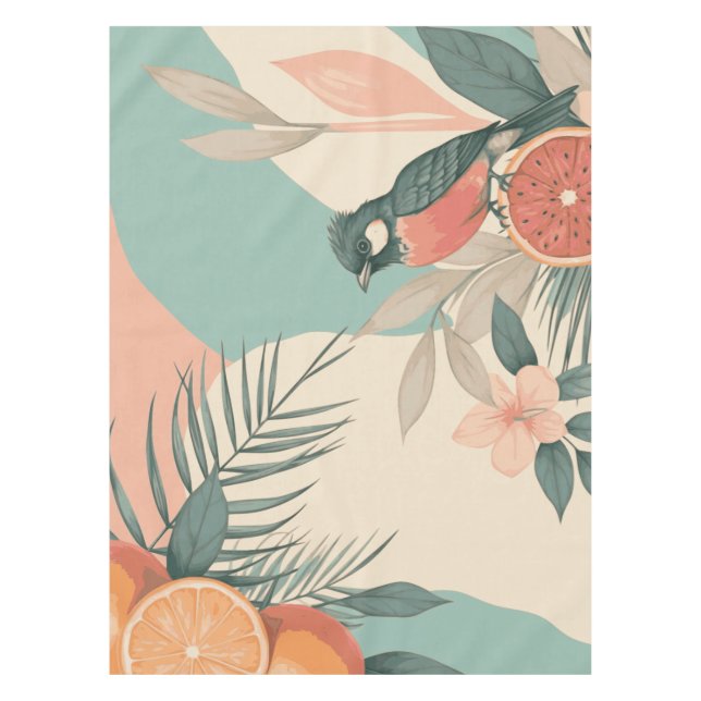 Mantel Tablilla Tropical de Humming (Anverso)