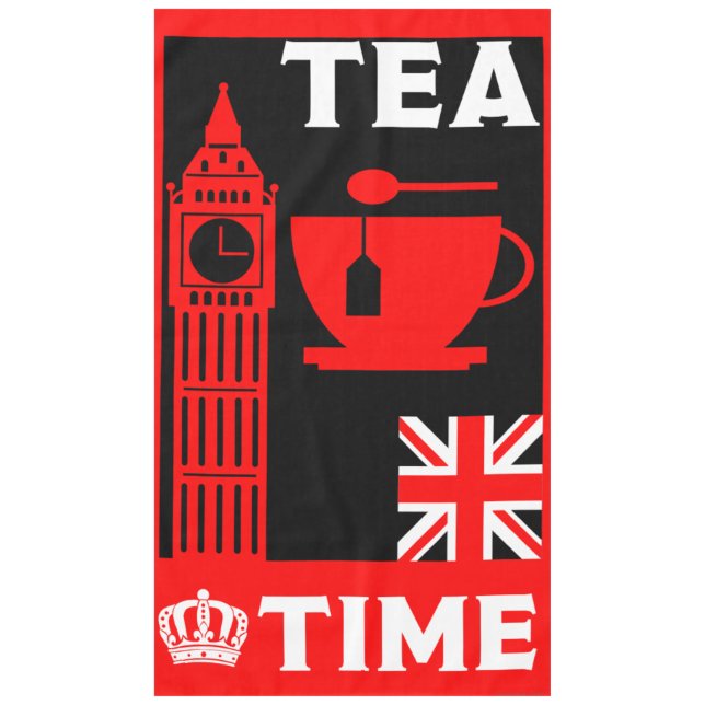 Mantel Tablillas clásicas británicas para tomar té (Anverso)