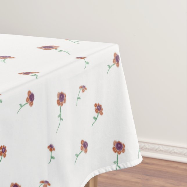 Mantel Tablillas de patrón floral (In Situ)