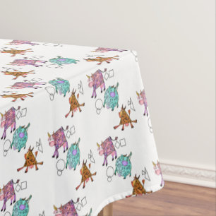 Mantel Tablillas de vacas voladoras