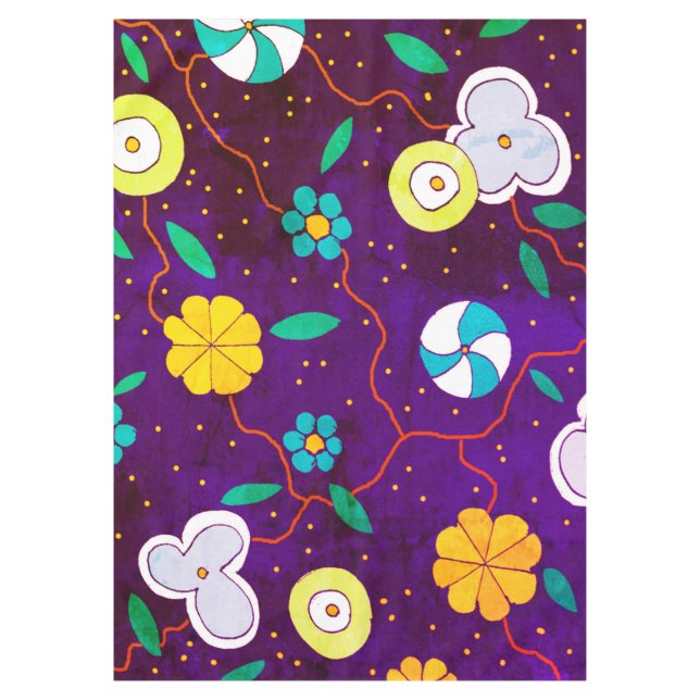 Mantel Tablillas florales de época (Anverso)