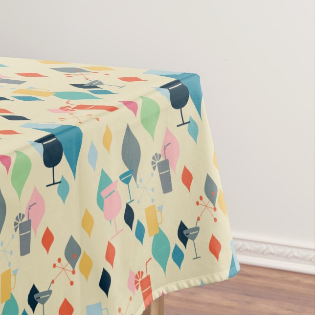 Mantel Tablón de cócteles Modernos de Mediados del Siglo (In Situ)