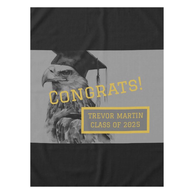 Mantel Tabloth de la fiesta de graduación | Águila (Anverso)