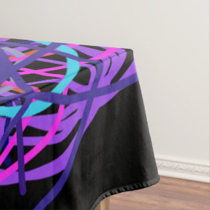 Mantel Tablú, Flor Kaleidoscopio Purple Inspiración