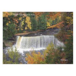 Mantel Tahquamenon superior Tapa de mesa de las cataratas