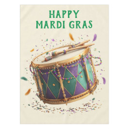 Mantel Tambor festivo de Mardi Gras