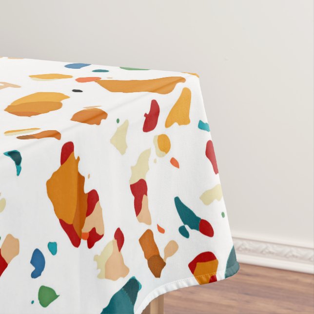 Mantel Tan Terrazzo | Pintado ecléctico Quirky Confetti | (In Situ)