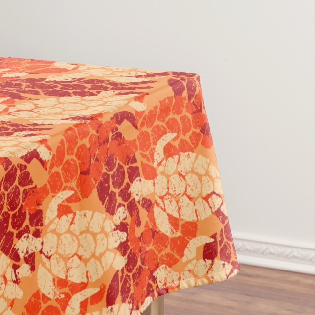 Mantel Tapa hawaiana de la tortuga marina honu -Papaya (In Situ)