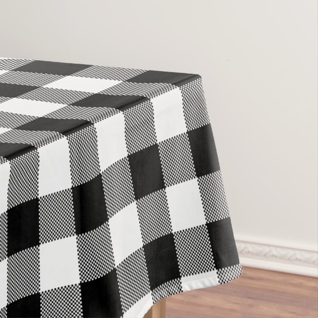 Mantel Tapado de búfalo negro y blanco (In Situ)