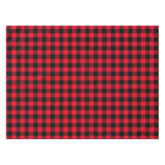 Mantel Tapado de búfalo rojo y negro