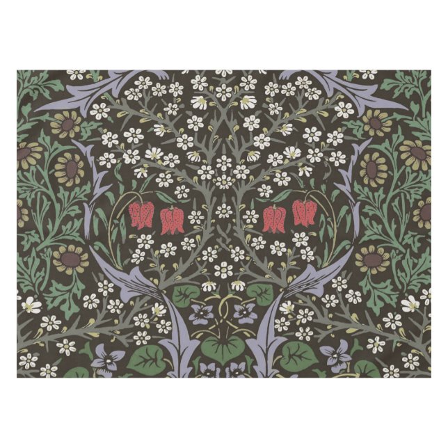 Mantel Tapiz floral de William Morris Blackthorn (Frente (Horizontal))