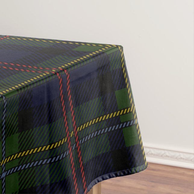 Mantel Tartan Clan Malcolm Plaid Holiday Check (In Situ)