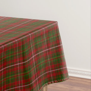 Mantel Tartan del Clan Hay Plaid Escocés Rojo