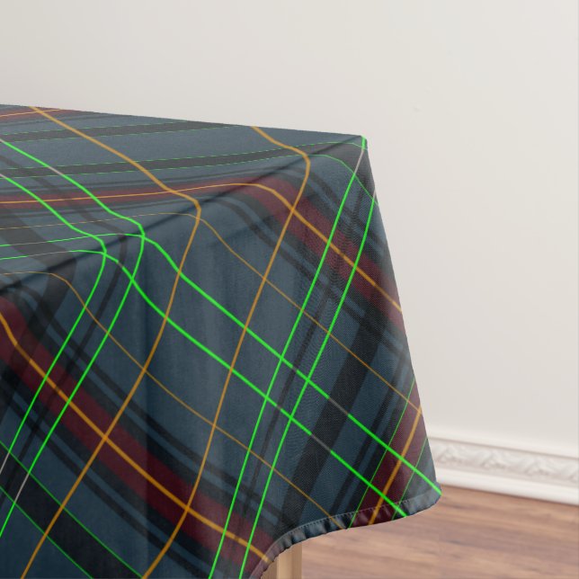 Mantel Tartan en azul, naranja, verde... (In Situ)