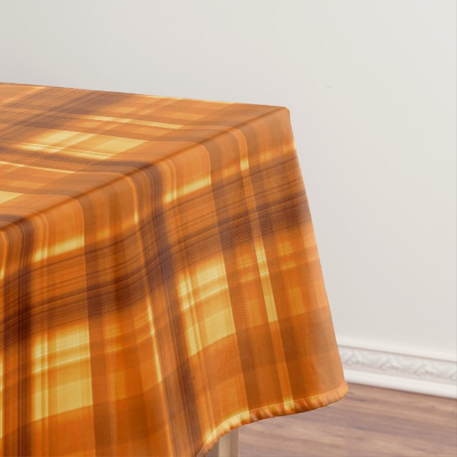 Mantel Tartán marcado por naranja, (In Situ)
