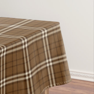 Mantel Tartán marrón