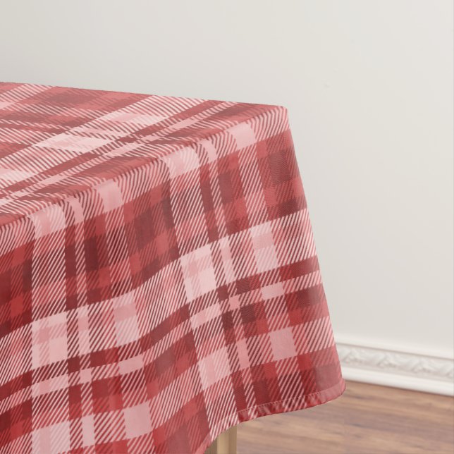 Mantel Tartán marrón, rojo y rosa (In Situ)