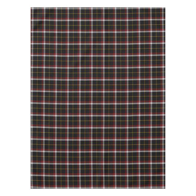 Mantel Tartán negro del clan (Anverso)