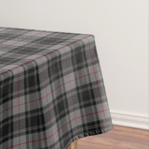 Mantel Tartán rojo negro gris de Moffat del clan escocé