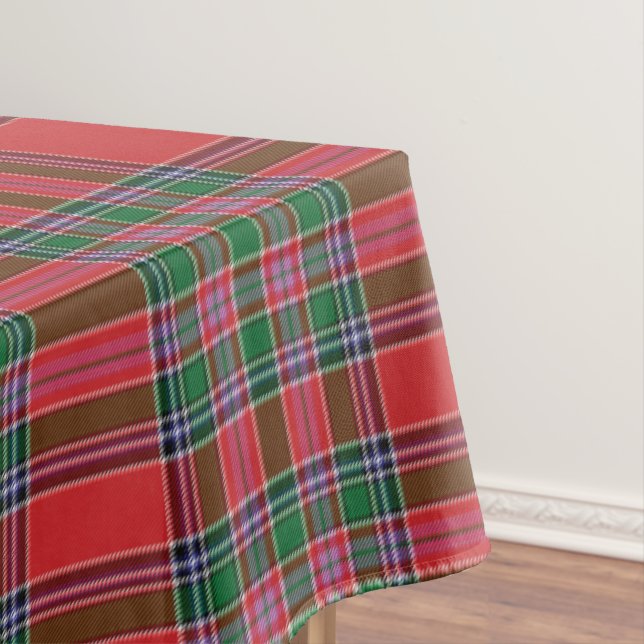 Mantel Tartan Scottish Clan MacBean Checkered Plaid (In Situ)