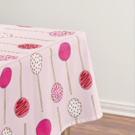 Mantel Tartas rosadas de pastelería de postre pop panader