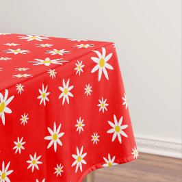 Mantel Tartícula de margarita roja
