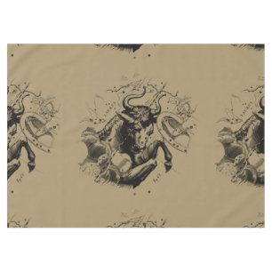 Mantel Taurus Constellation Hevelius 1690 Grabado