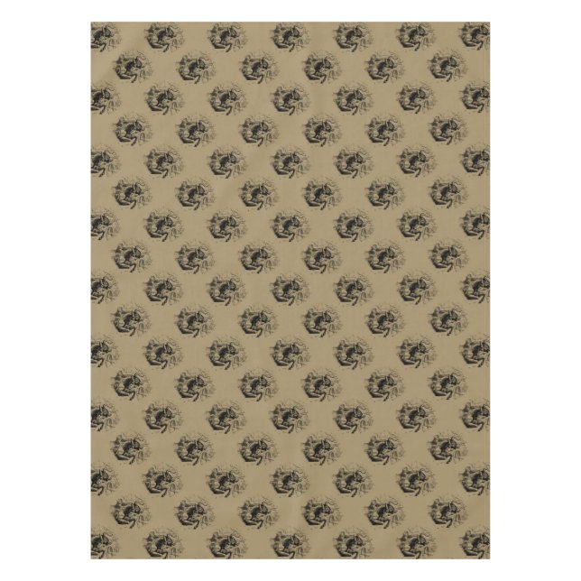 Mantel Taurus Constellation Hevelius 1690 Grabado (Anverso)