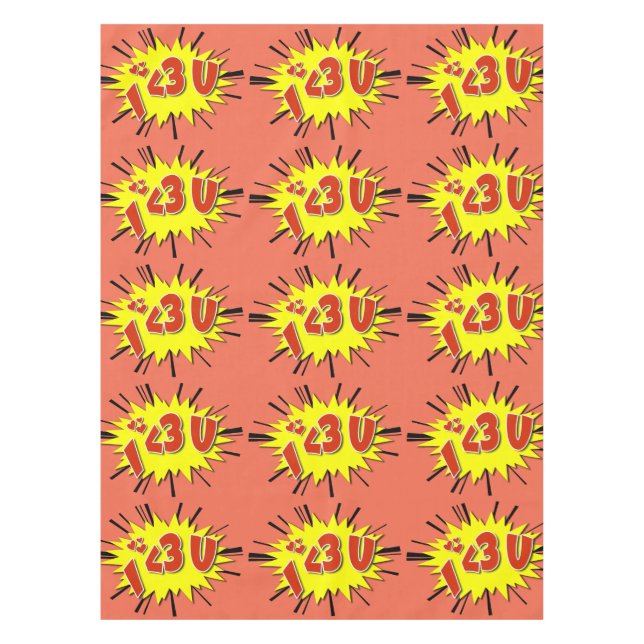 Mantel Te amo (Anverso)