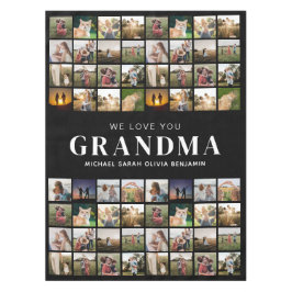 Mantel Te queremos abuela Collage de fotos 64