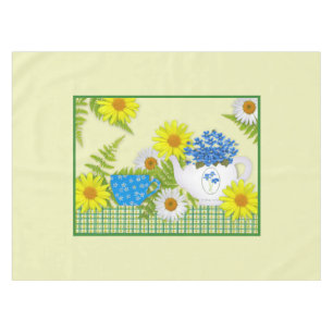 Mantel Tea Tea Tablecloth Garden