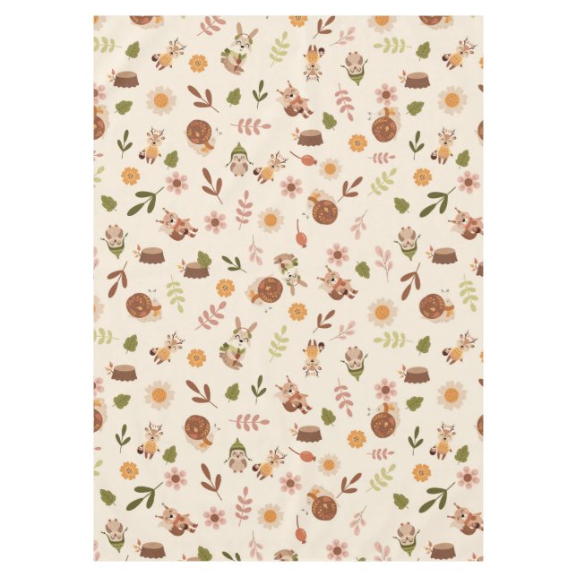 Mantel Teatro Neutral de Woodland Fox Autumn (Anverso)