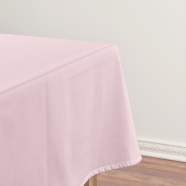 Mantel Tejido suave de mesa rosa pálido (In Situ)