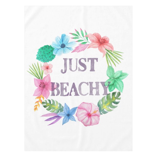 Mantel Tejido tropical Tablloth Beach House Florida Hogar (Anverso)