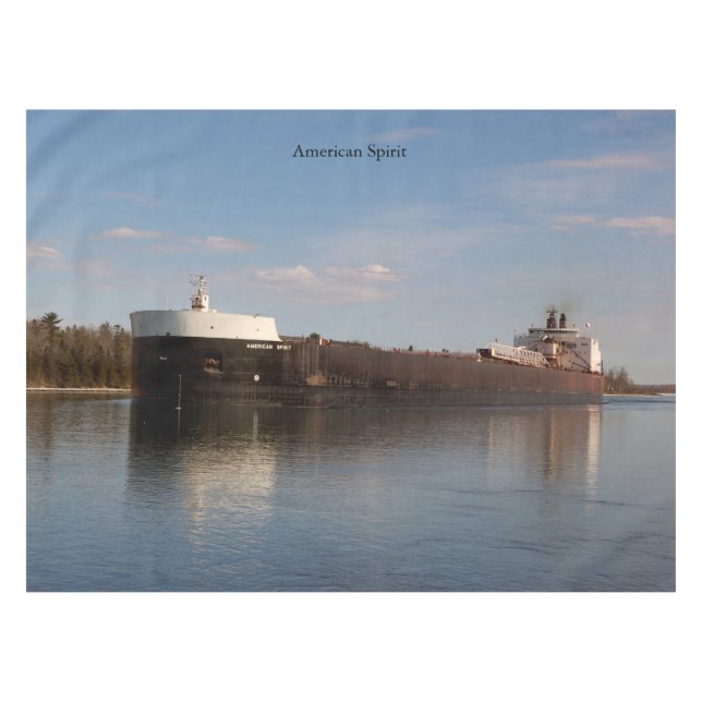 Mantel Tela de mesa del Espíritu Americano (Frente (Horizontal))