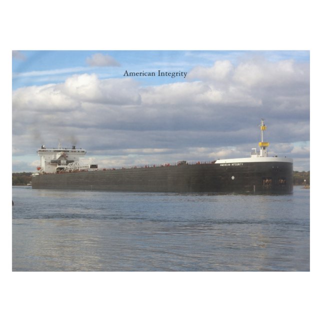 Mantel tela de tabla de integridad estadounidense (Frente (Horizontal))