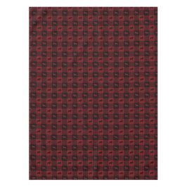 Mantel Tela escocesa negra roja de los alces