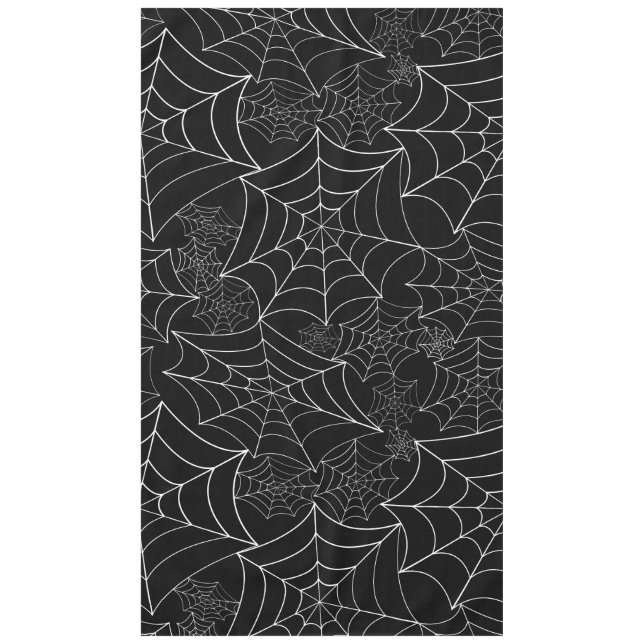 Mantel telaraña halloween gótico telaraña negra (Anverso)
