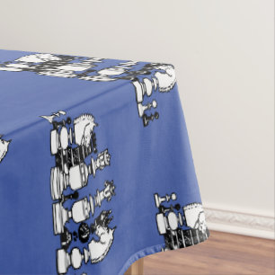 Mantel Temático de Ajedrez para Fiestas Torneos