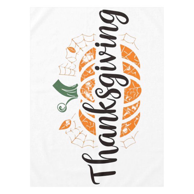 Mantel Temporada 2025 de calabaza - Día de Acción de Grac (Anverso)