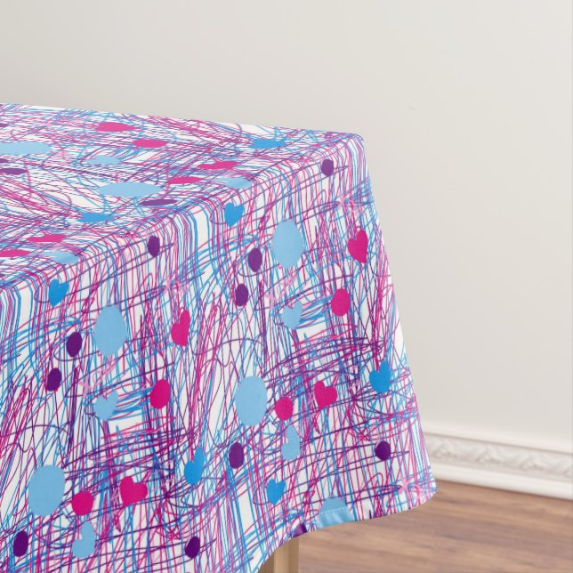 Mantel Tendencia azul rosado en esgrima (In Situ)