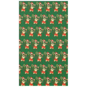 Mantel Tenis temático de Navidad para amantes de los gato