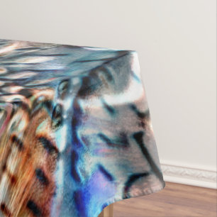 Mantel Terciopelo o plumaje de color brillante y torcido