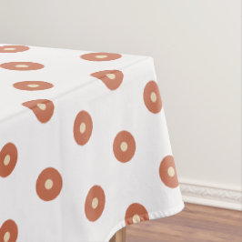 Mantel Terra Cotta Sand Polka Dots