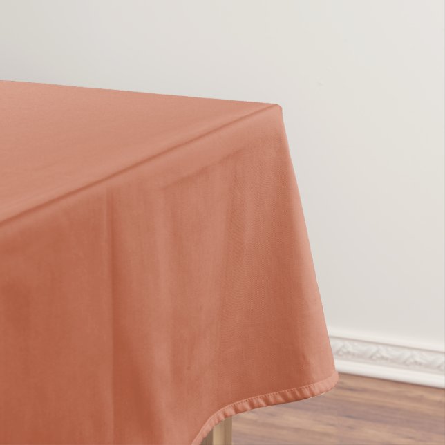 Mantel Terracota Color Sólido Rústico (In Situ)