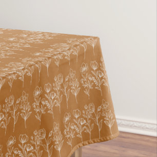 Mantel Terracotta Floral Boho Bohemian Boda