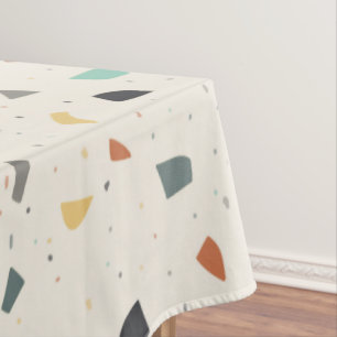 Mantel Terrazzo Tile Confetti Tones de la Tierra al estil