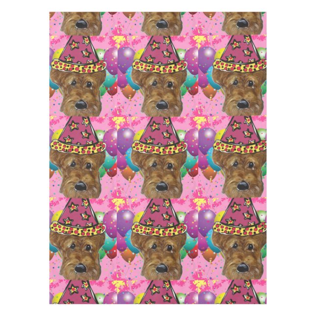 MANTEL TERRIER AIREDALE (Anverso)
