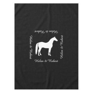 Mantel Texto elegante del personalizable del caballo